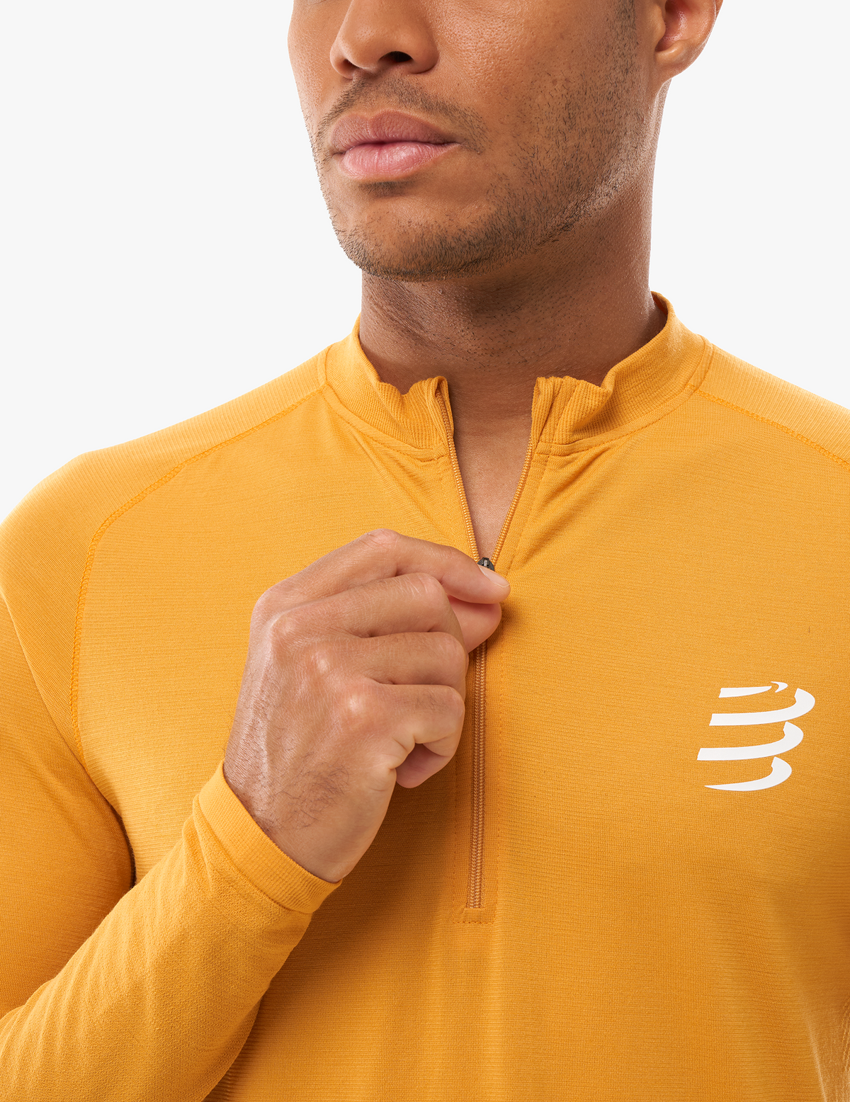 Winter Half-Zip Tshirt - Sunflower
