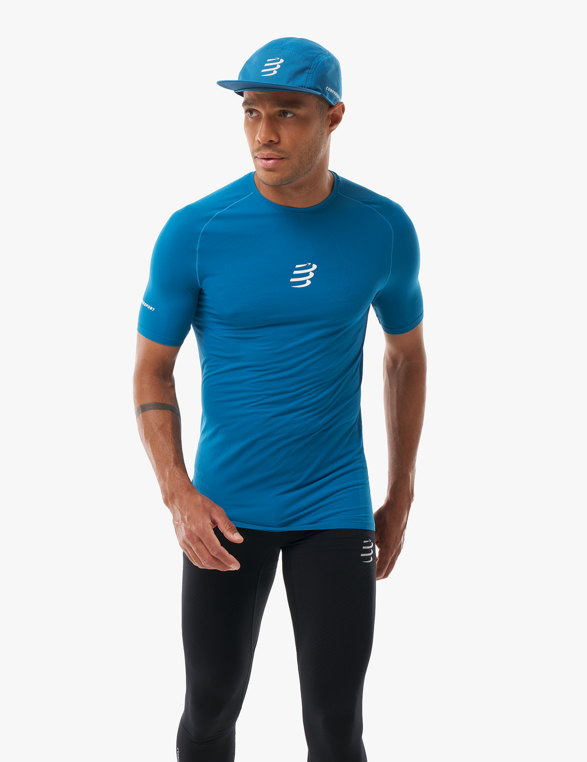 Trail Racing Tshirt - Blue Saphire