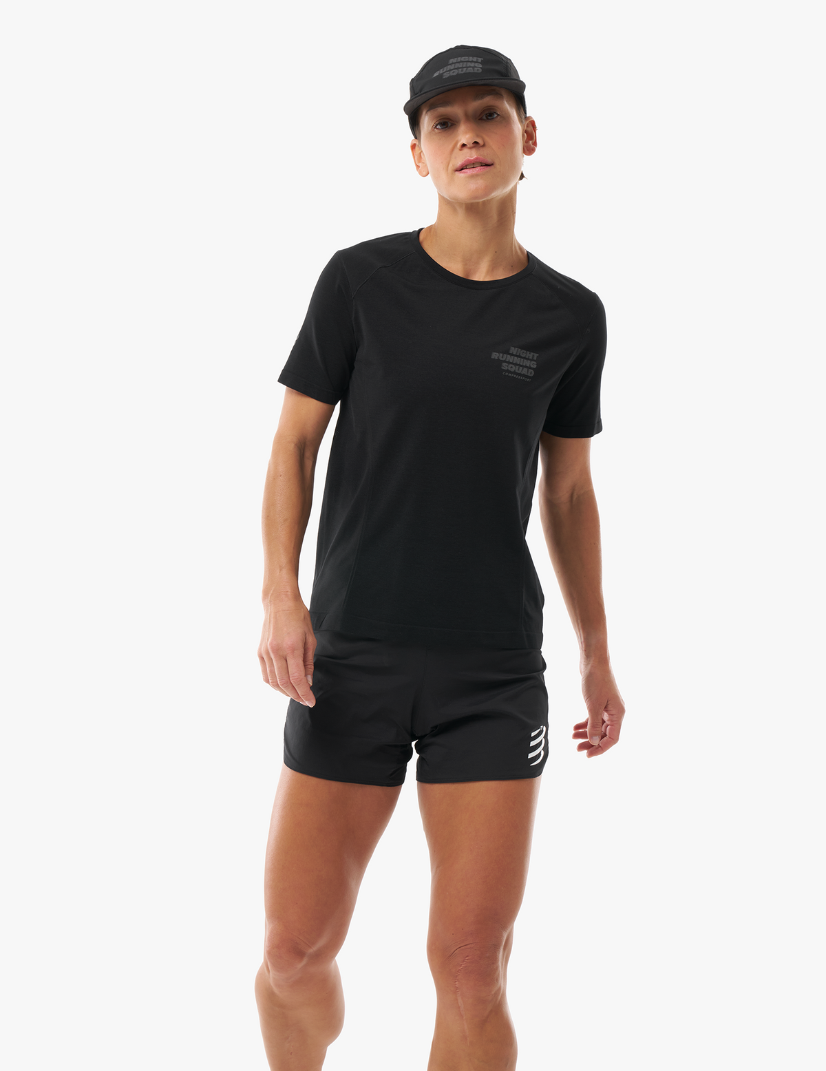 Performance Tshirt - Night Running Squad - Black
