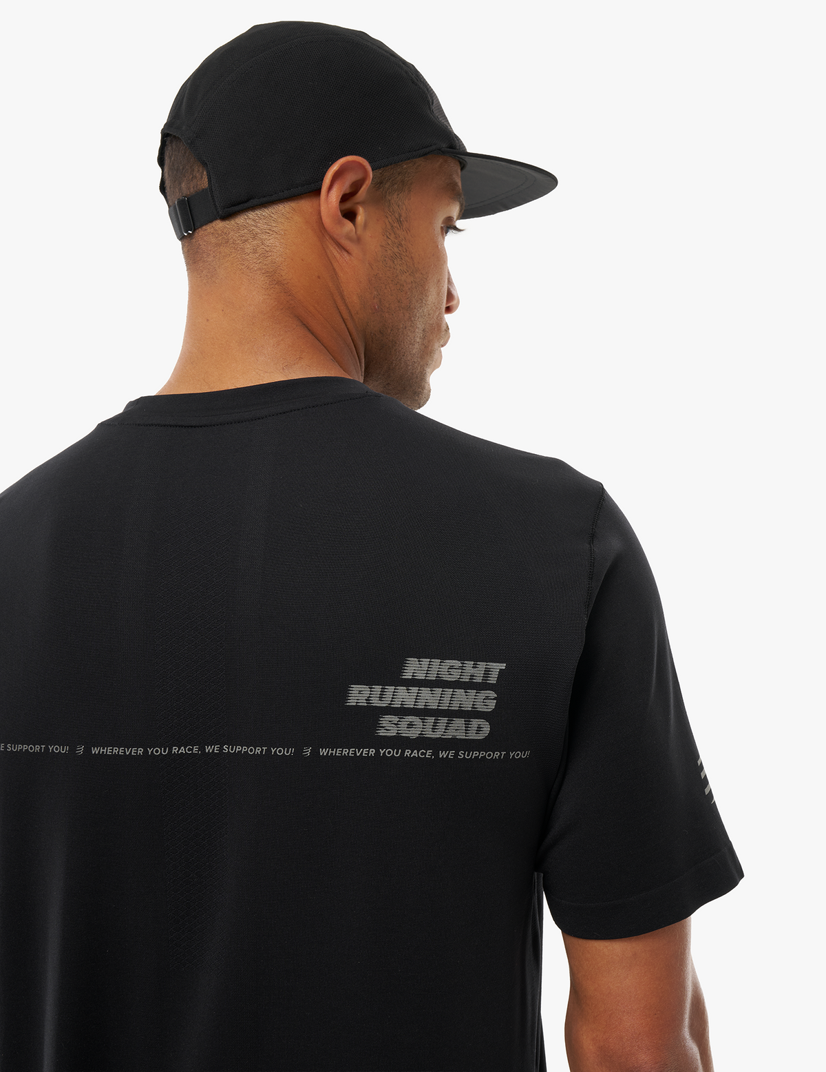 Performance Tshirt - Night Running Squad - Black