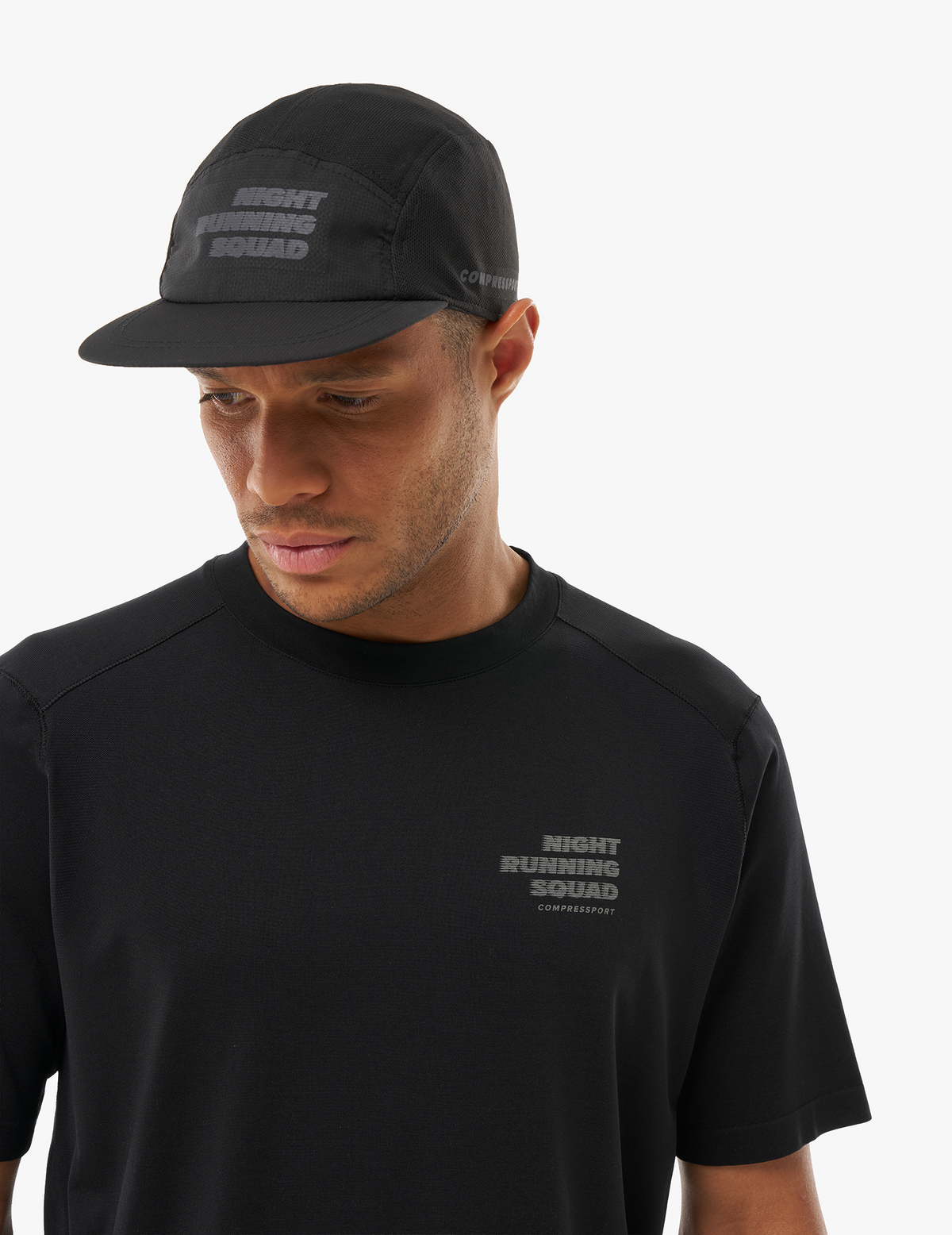 Performance Tshirt - Night Running Squad - Black