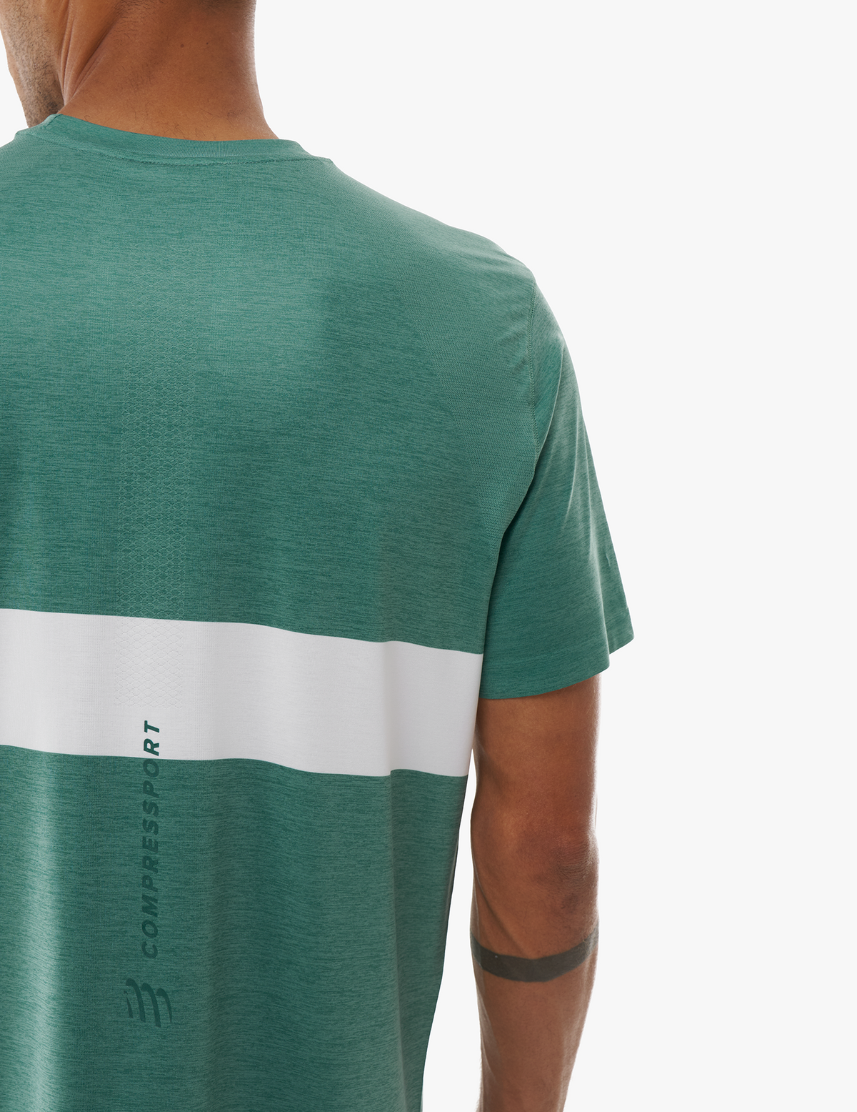 Performance Tshirt Shady Green/White