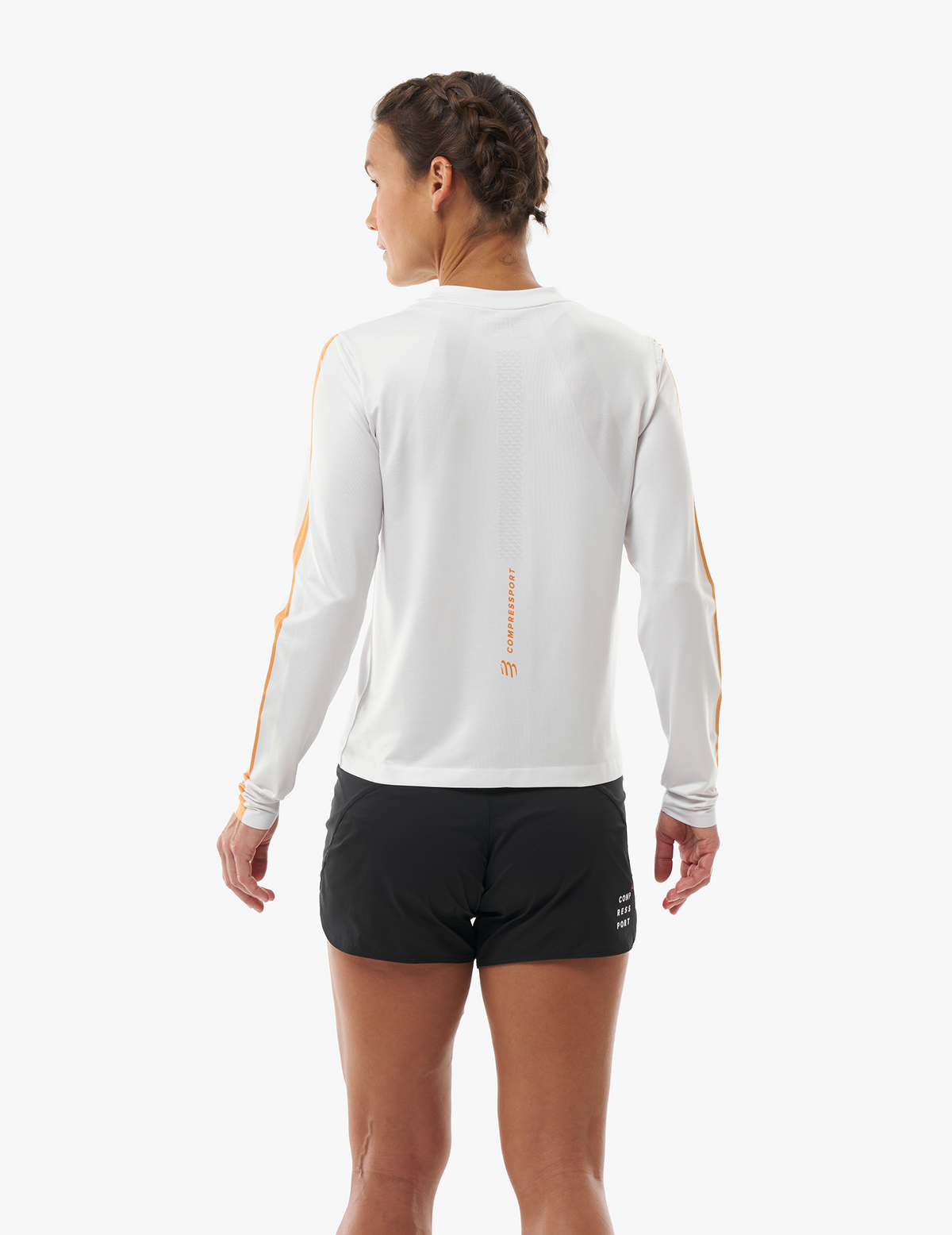 Performance Tshirt Gray/Apricot