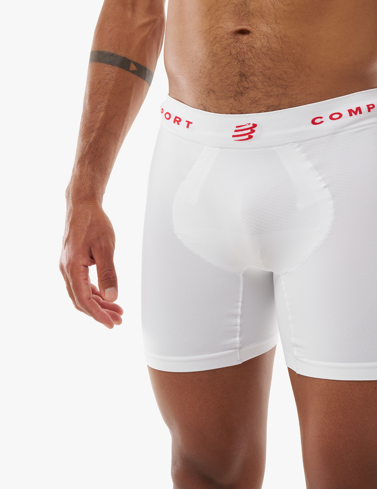 Feelfree Seamless Boxer - White/Red