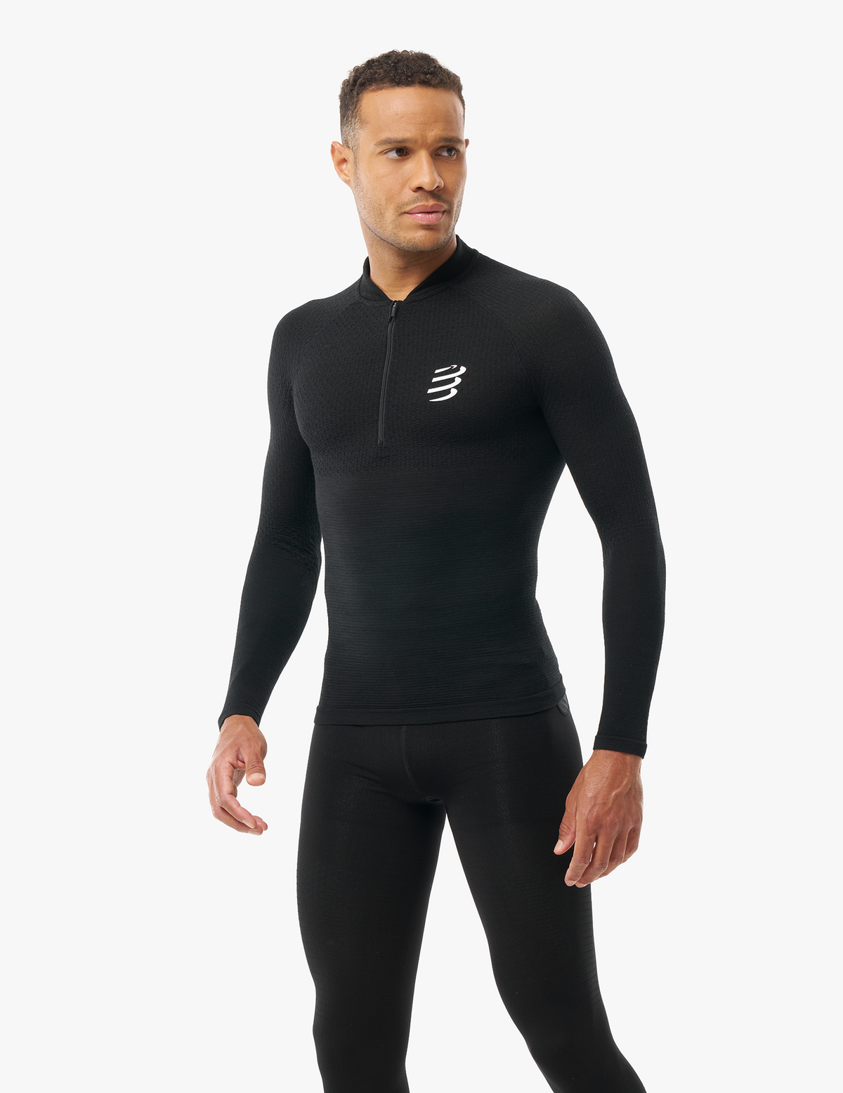 3D Thermo Winter Top - Black