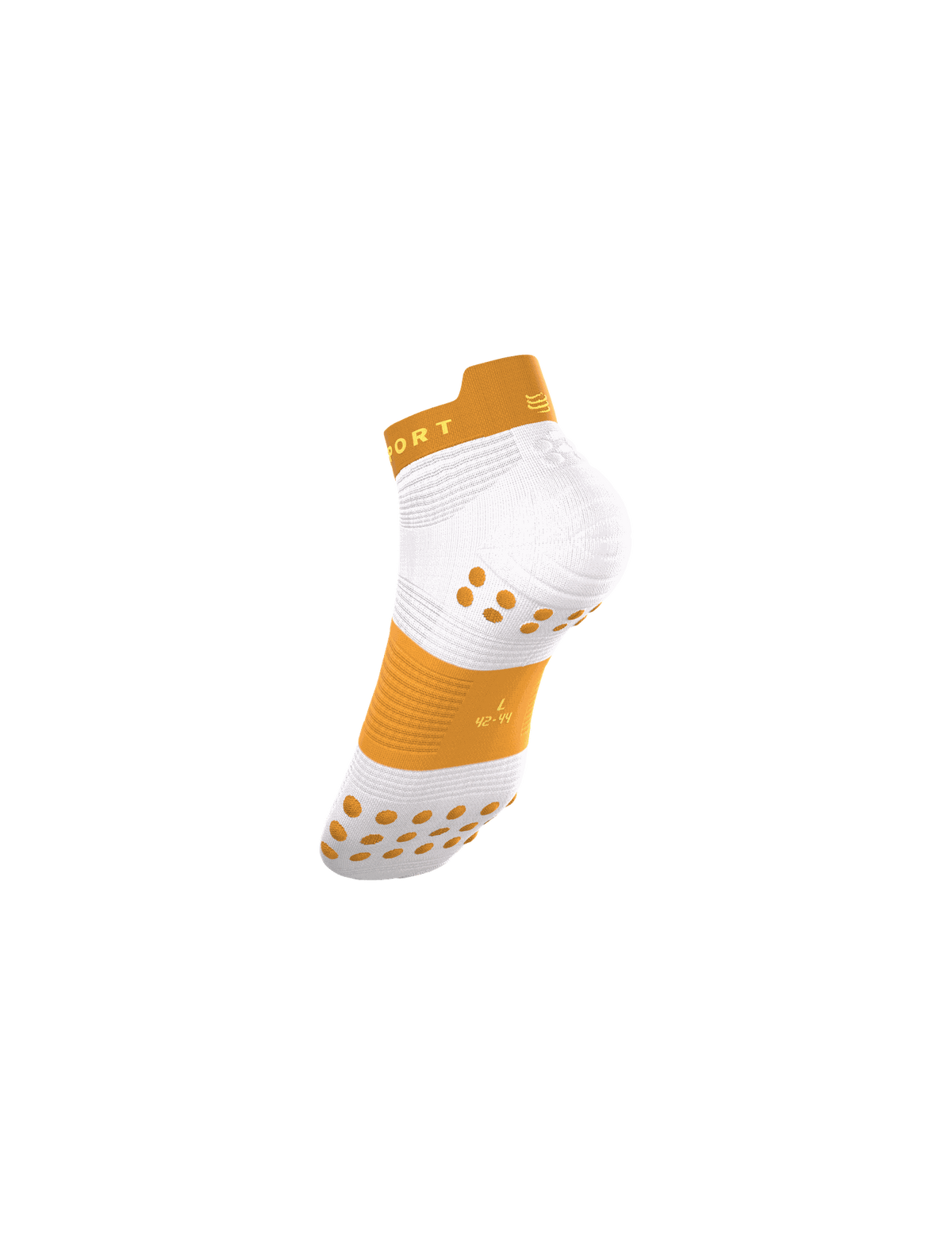 Pro Racing Socks V4.0 Run Low - White/Sunflower