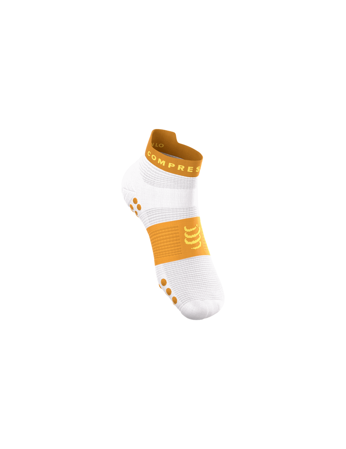Pro Racing Socks V4.0 Run Low - White/Sunflower
