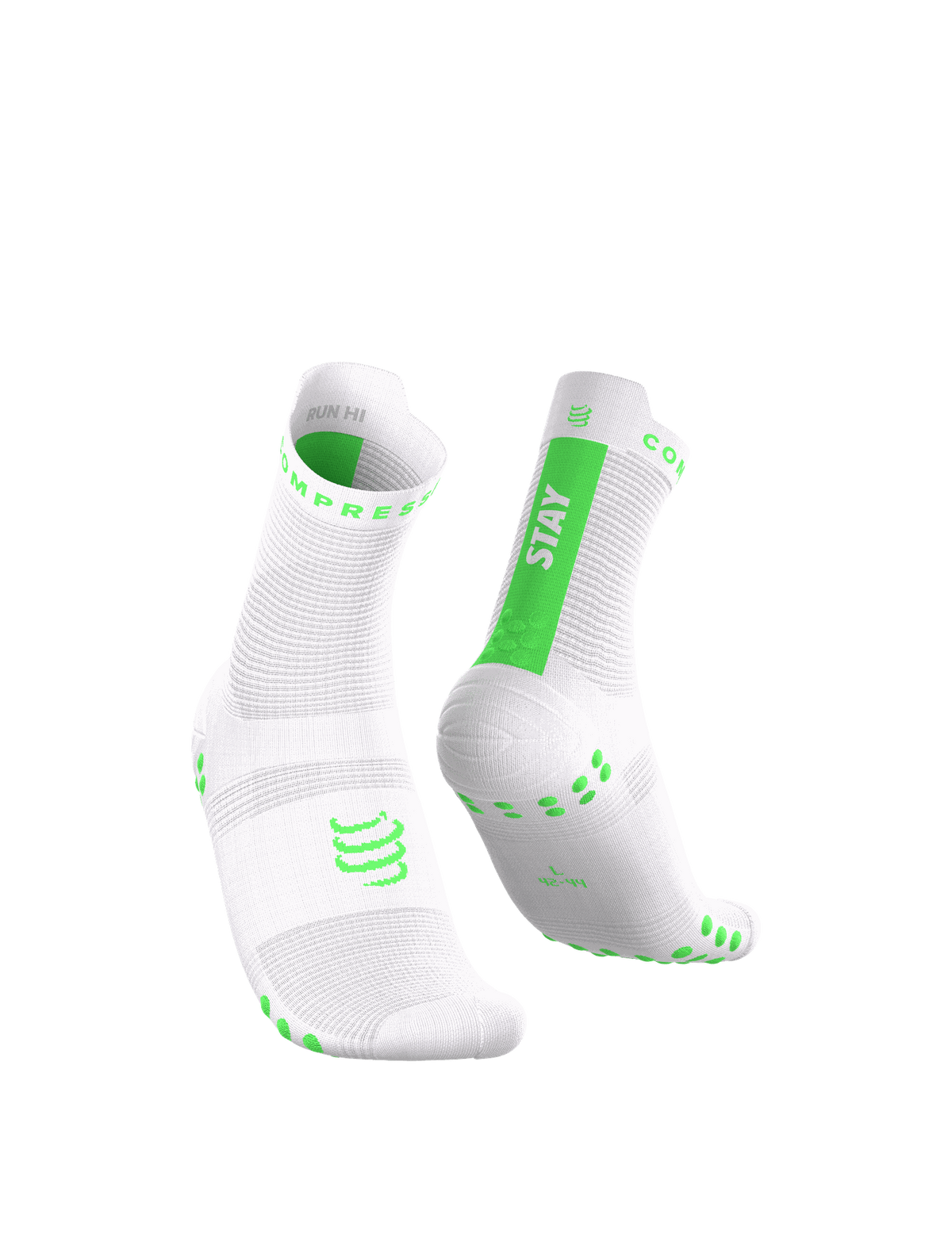 Pro Racing Socks V4.0 Run High - Stay Behind Neon Green