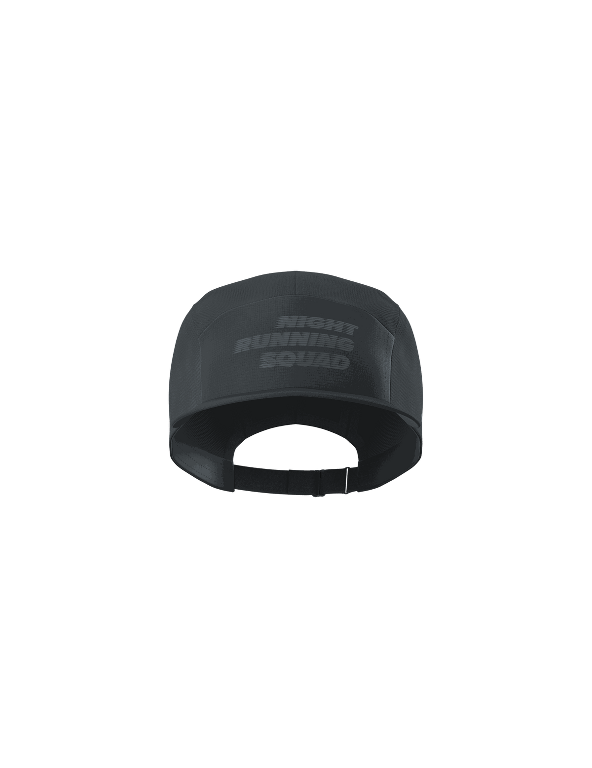 5 Panel Cap - Night Running Squad Black