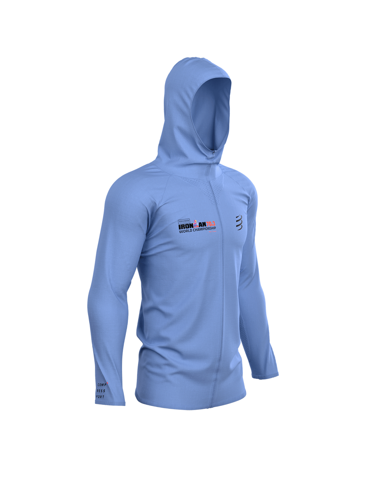 3D Thermo Seamless Hoodie Zip - IRONMAN 2026 - Nice - Blue