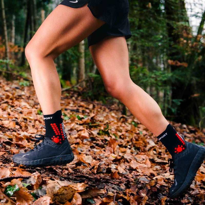 Racing Socks v4 Trail – UTMB® 2026 – Black | Compressport