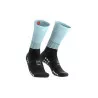 Mid Compression Socks BLACK/ICE BLUE