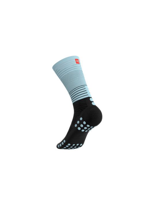Mid Compression Socks BLACK/ICE BLUE
