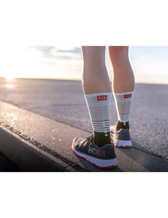 Mid Compression Socks BLACK/ICE BLUE