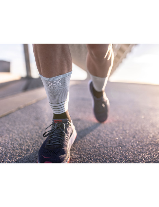 Mid Compression Socks BLACK/ICE BLUE