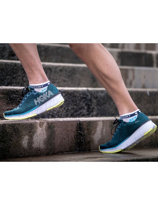 Pro racing socks v3.0 Run low white/blue