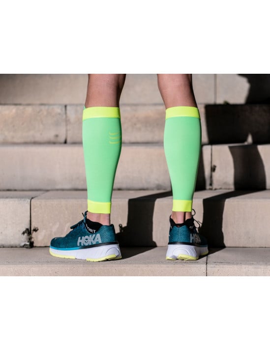 R2V2 calf sleeves fluo green