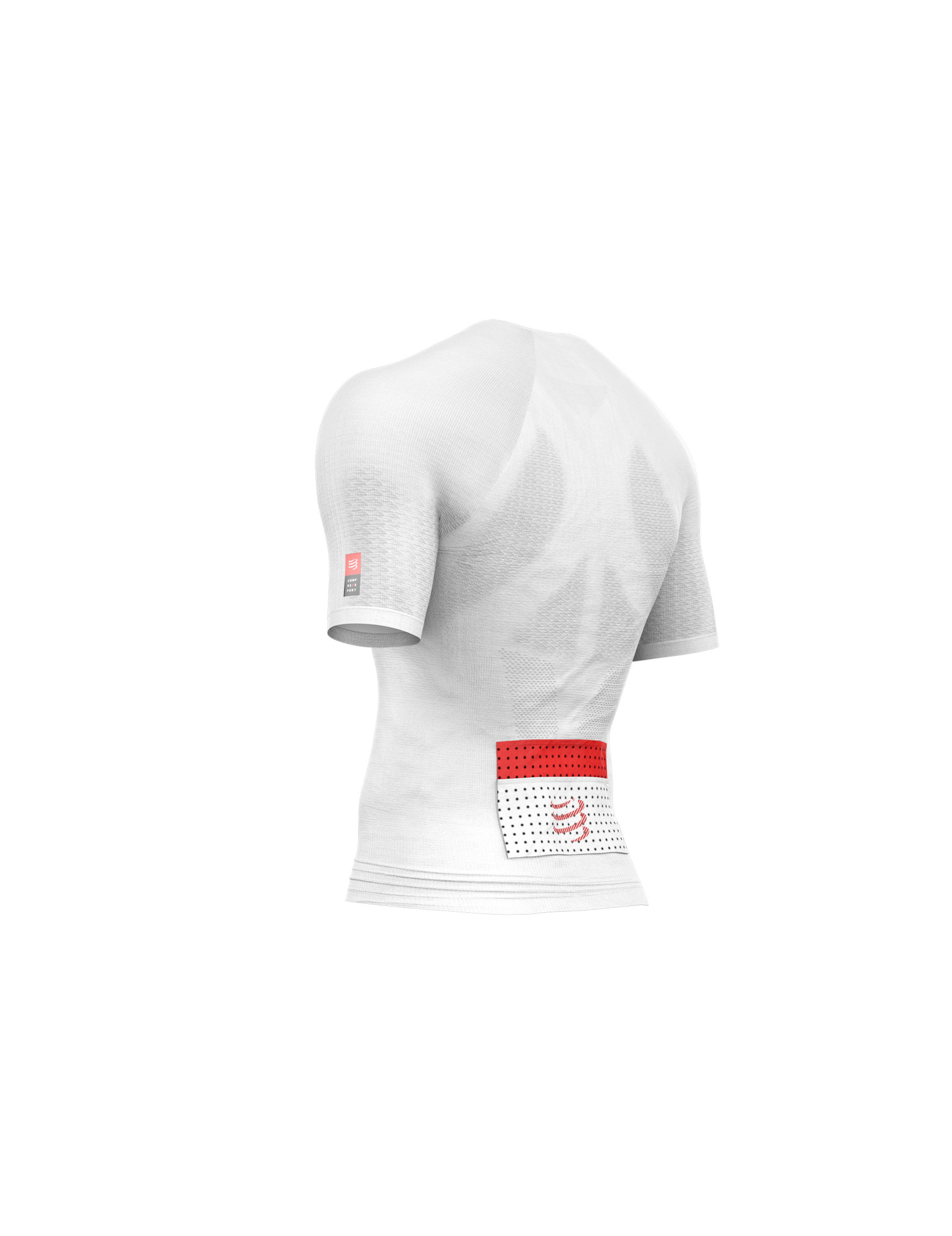 Top posturale da trail running SS bianco