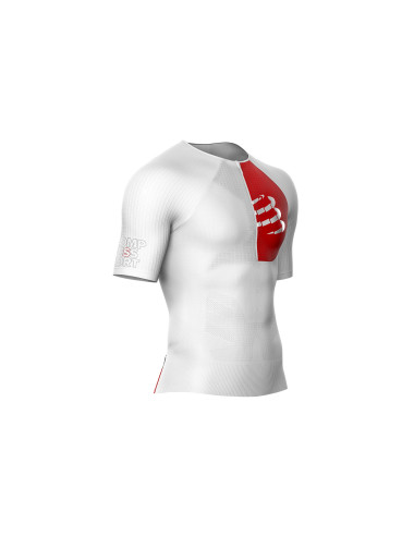 Maglia posturale da triathlon Aero SS bianca