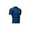 Trail Half-Zip Fitted SS Top blue