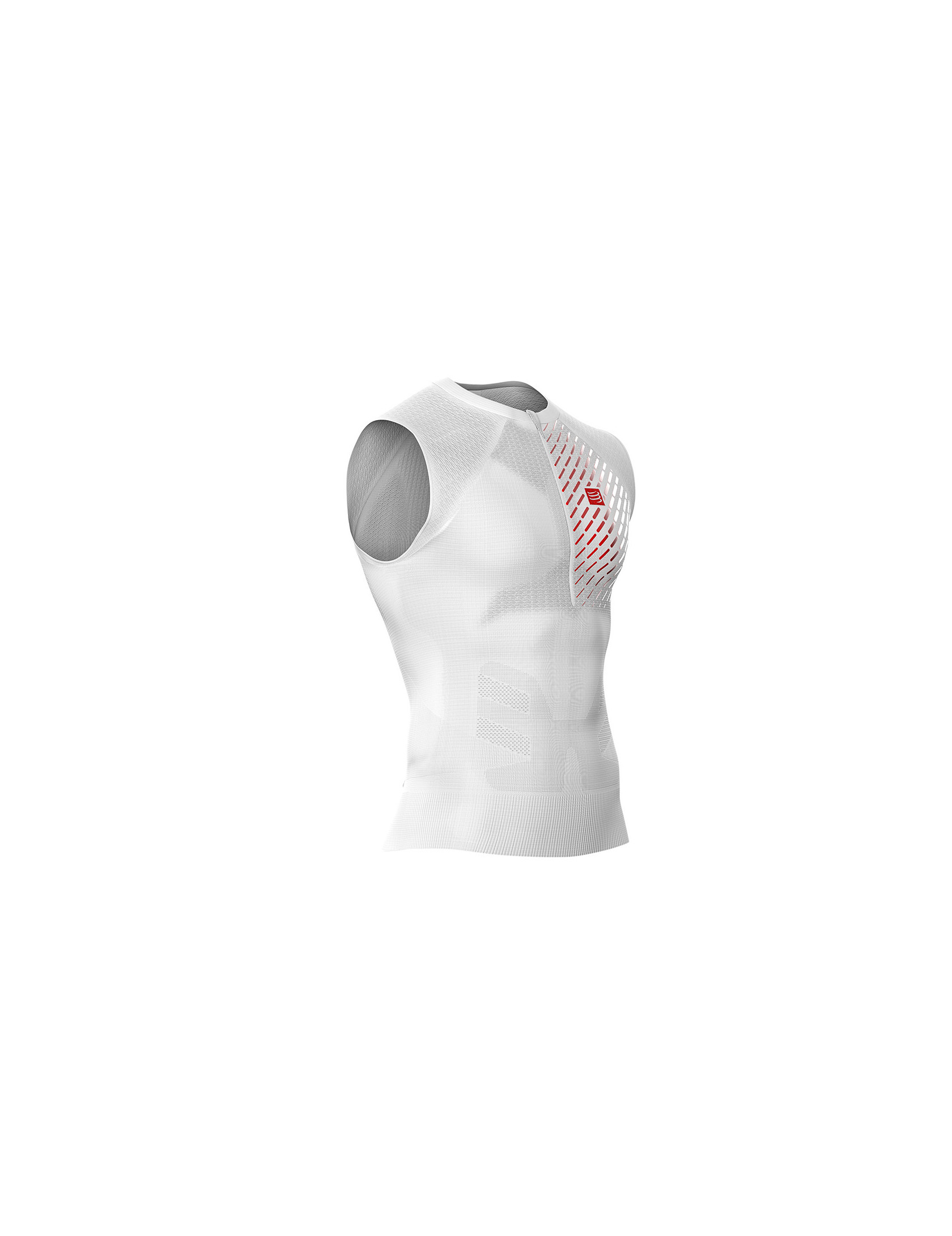 Trail Running Postural Tank Top white