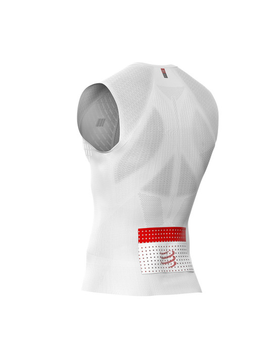 Trail Running Postural Tank Top white
