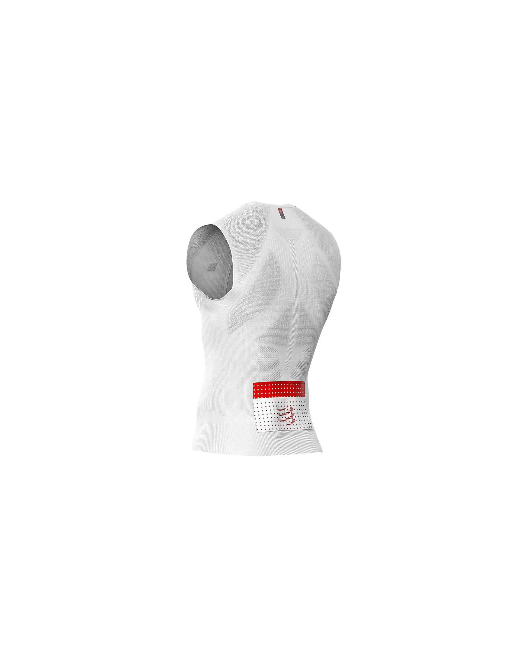 Trail Running Postural Tank Top white