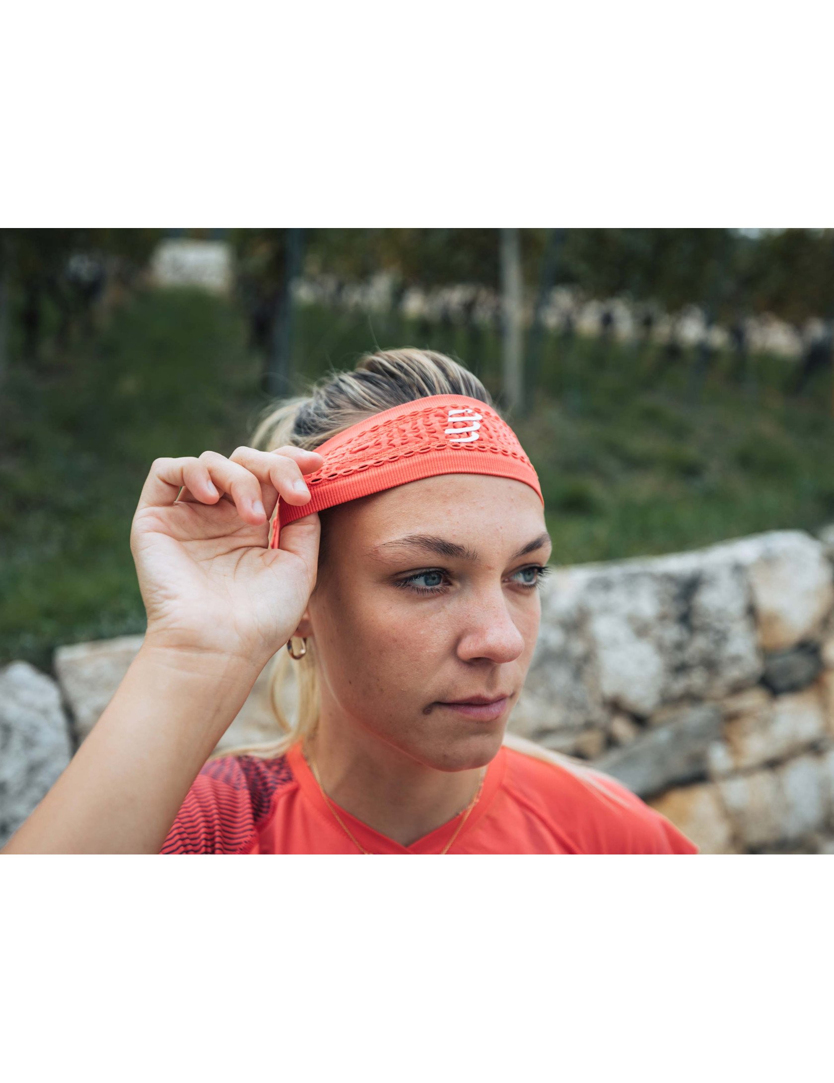 Thin Headband On/Off CORAL