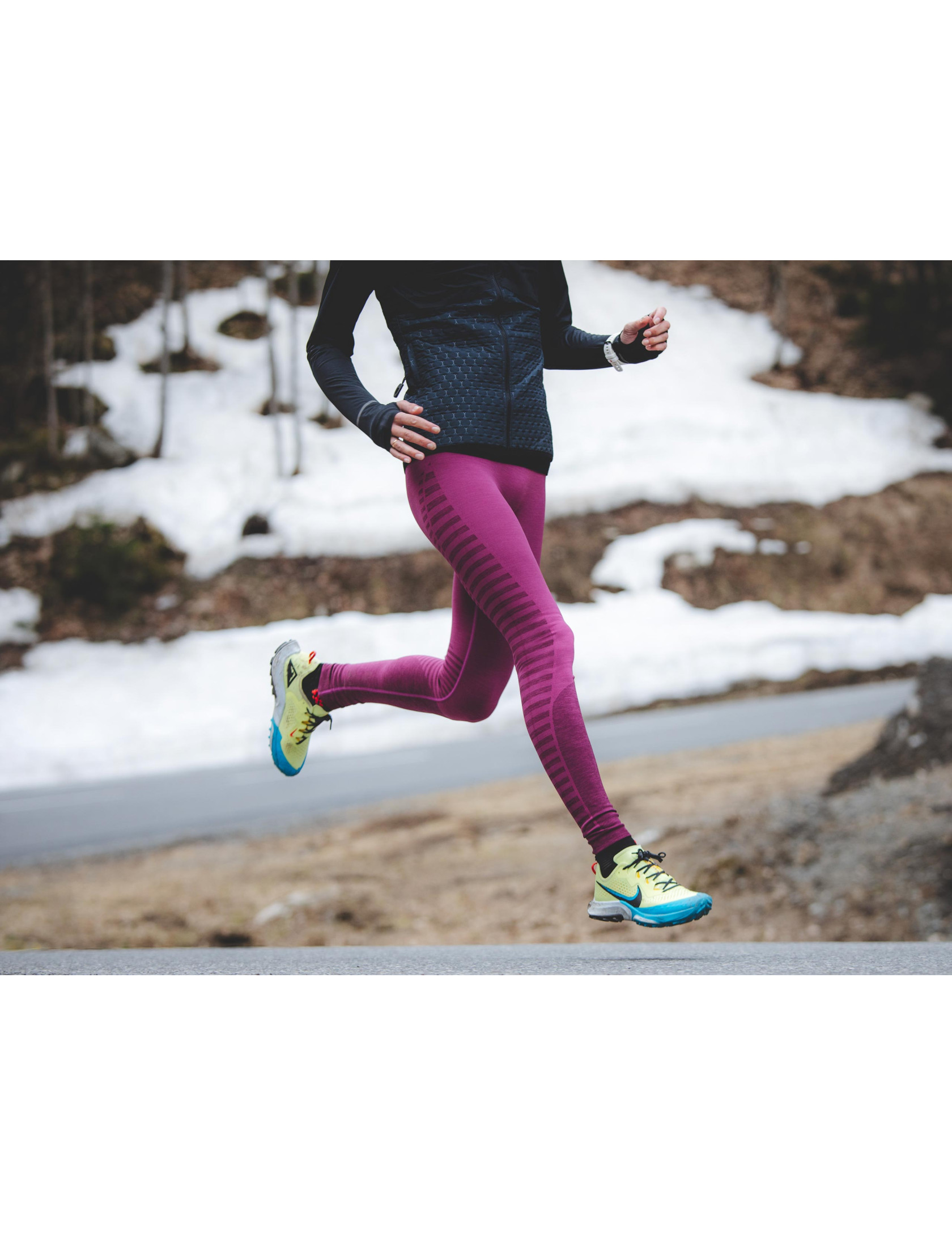 Winter Run Legging W AMARANTH