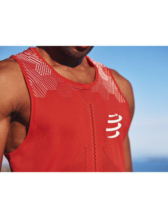Pro Racing Singlet M - Red/White
