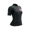 Trail Postural SS Top W BLACK/PERSIAN RED