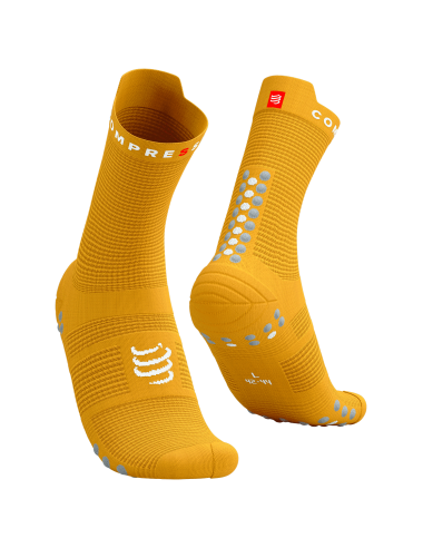 Pro Racing Socks v4.0 Run High - CITRUS/ALLOY