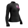 Winter Trail Postural LS Top W - Magnet/Magenta