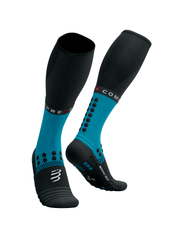 Full Socks Winter Run - Mosaic Blue/Black