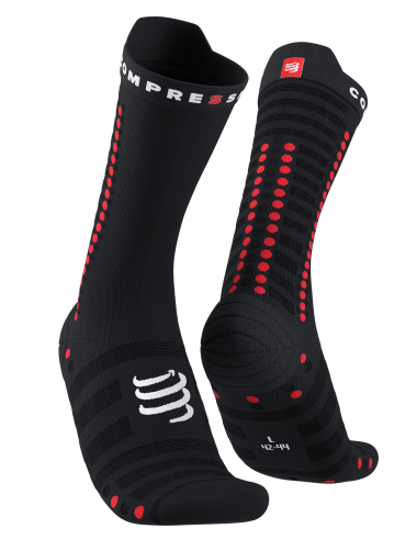 Pro Racing Socks v4.0 Ultralight Bike - Black/Red