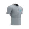 Trail Half-Zip Fitted SS Top - Grey