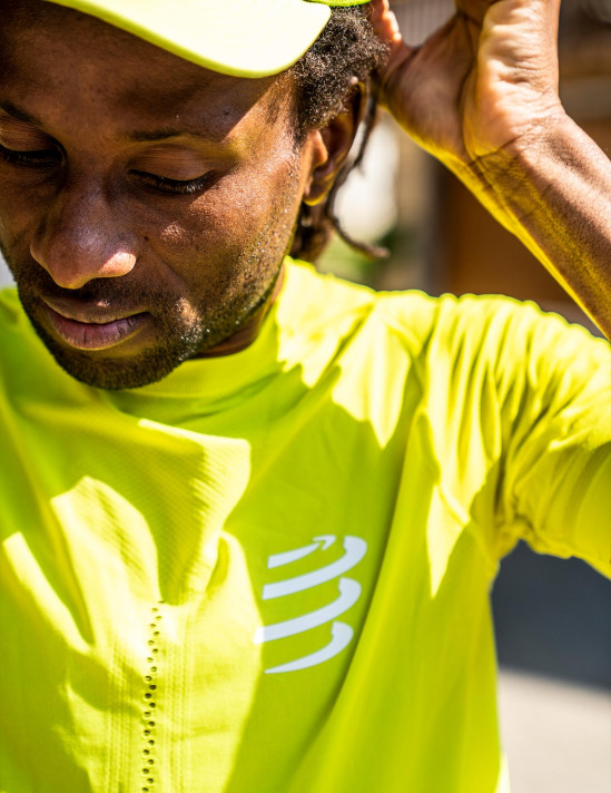 Racing SS Tshirt M EVENING PRIMROSE/WHITE