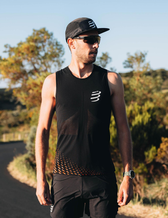Pro Racing Singlet M - Black