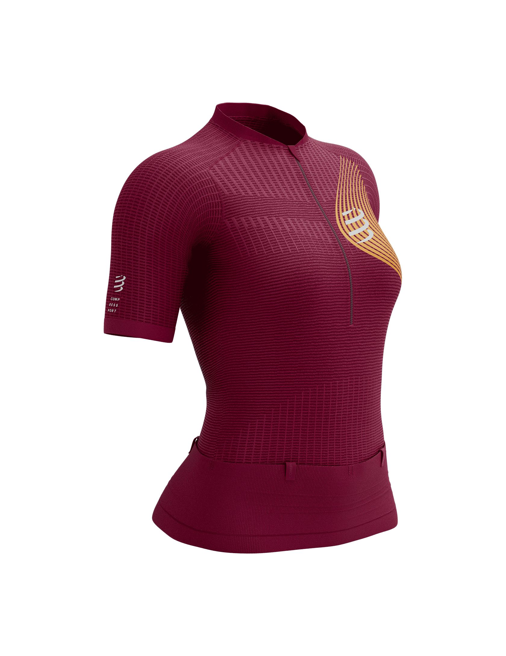 Trail Postural SS Top W PERSIAN RED/BLAZING ORANGE