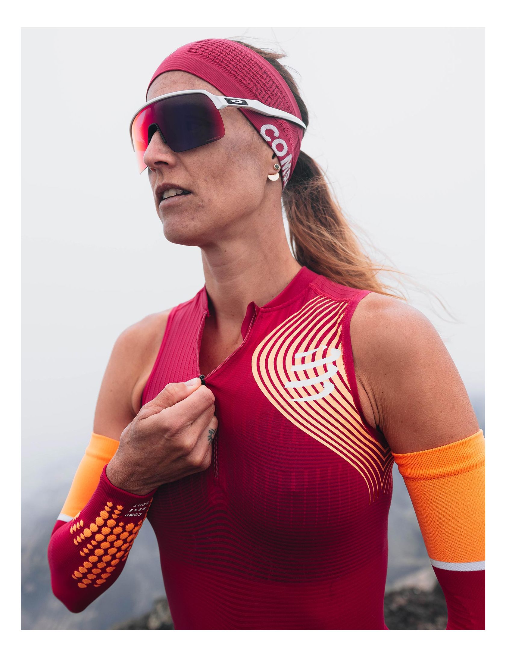 Trail Postural Tank Top W - Persian Red