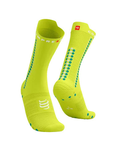 Pro Racing Socks v4.0 Bike PRIMROSE/COLUMBIA
