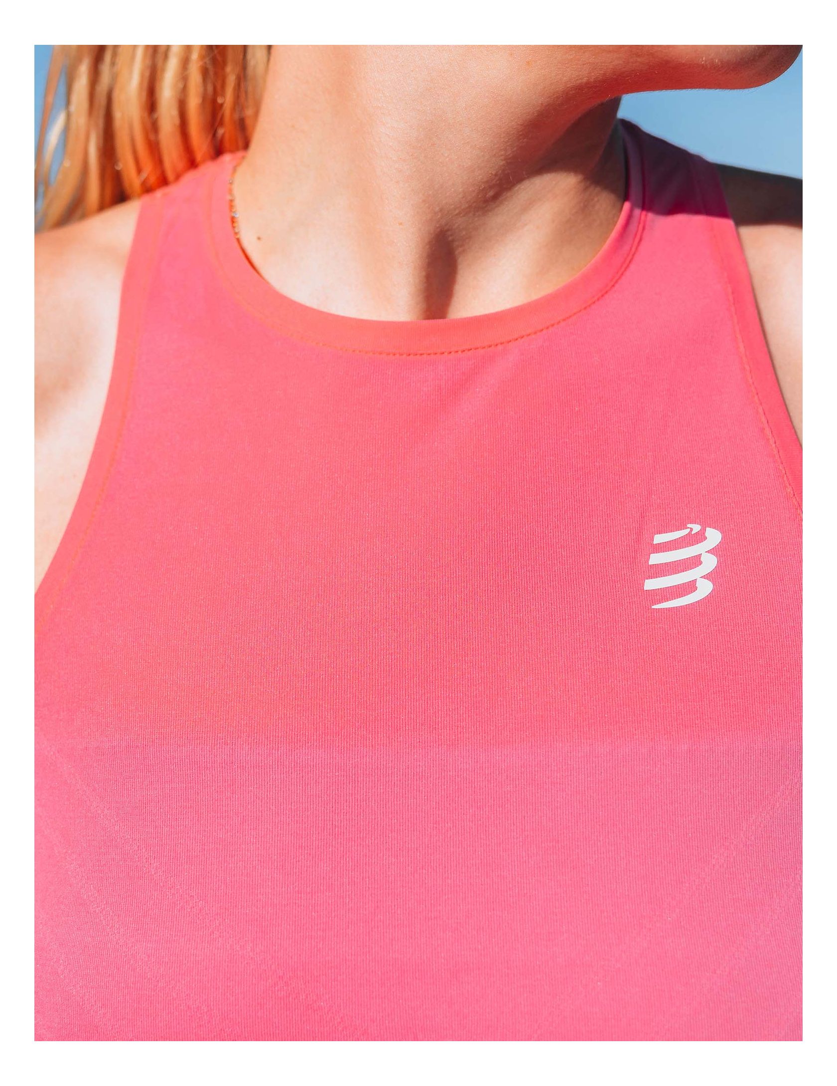 Performance Singlet W HOT PINK/AQUA