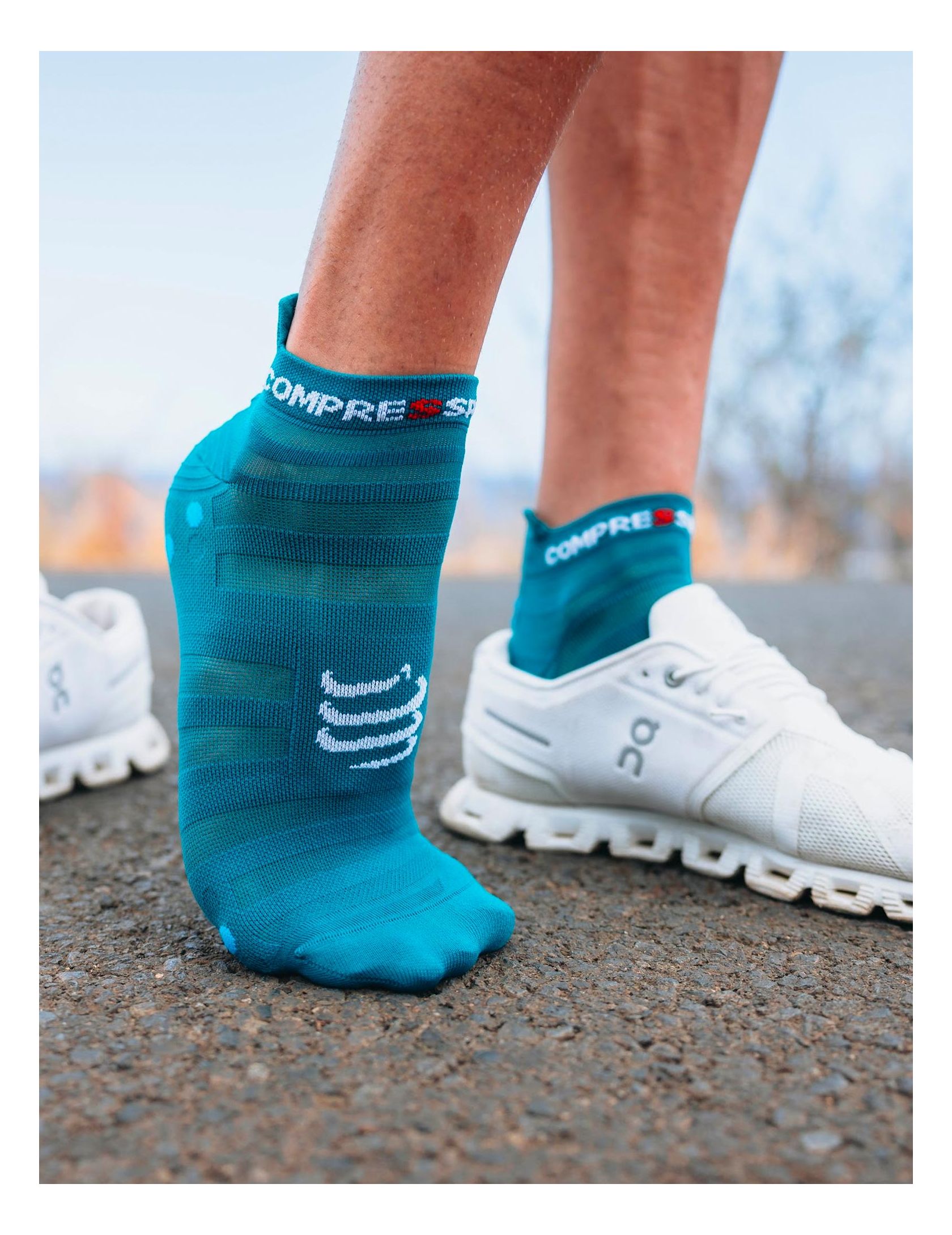 Pro Racing Socks v4.0 Ultralight Run Low SHADED SPRUCE/HAWAIIAN OCEAN