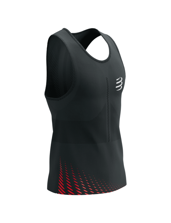 Pro Racing Singlet M BLACK/HIGH RISK RED