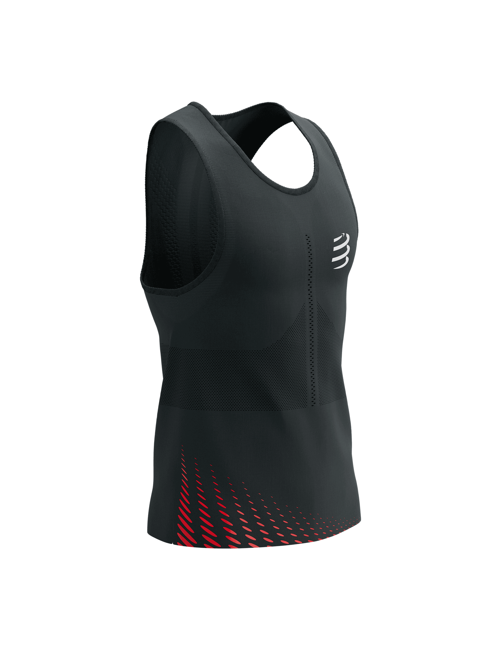 Pro Racing Singlet M BLACK/HIGH RISK RED