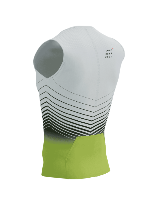 Tri Postural Aero Tank Top M WHITE/EVENING PRIMROSE