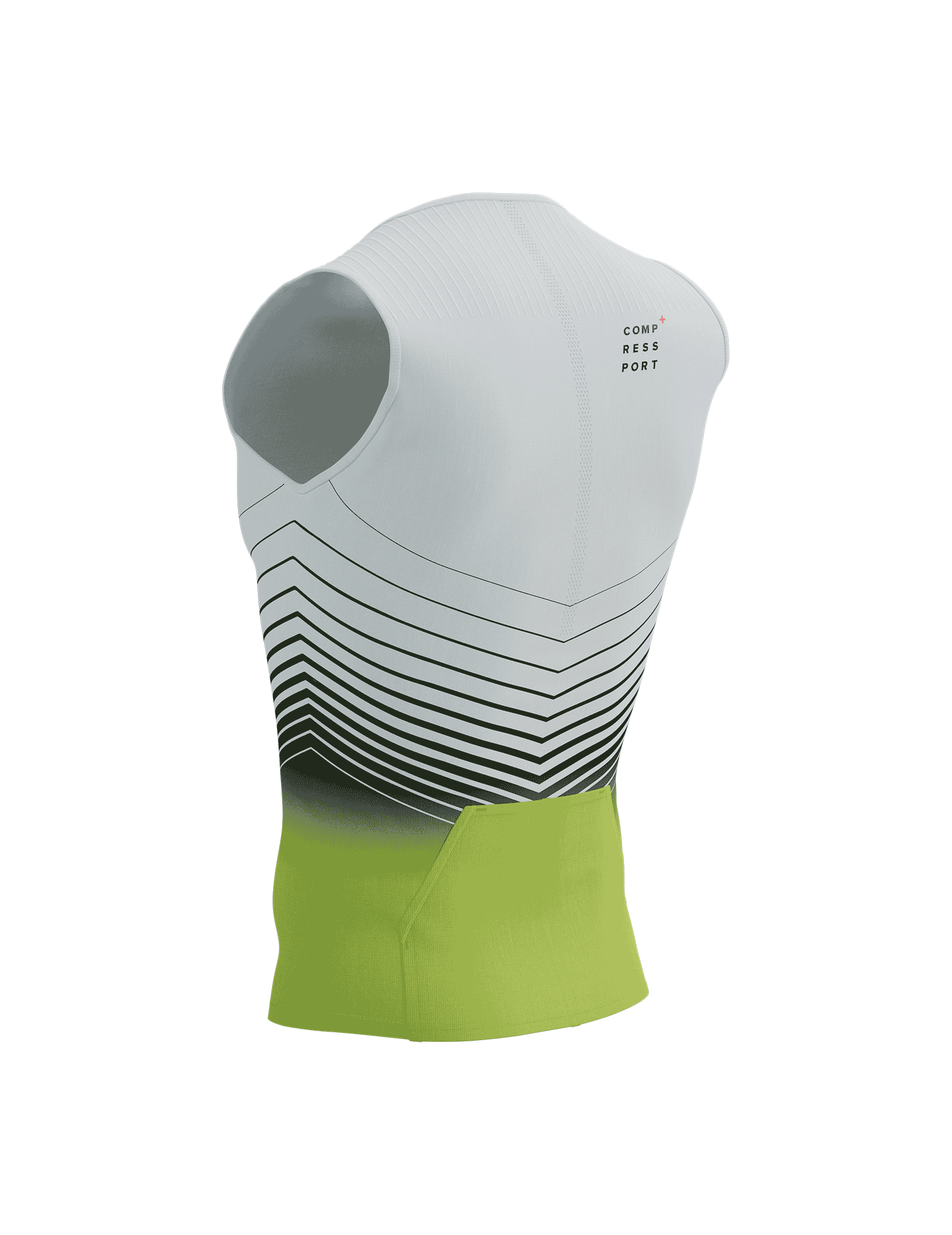 Tri Postural Aero Tank Top M WHITE/EVENING PRIMROSE