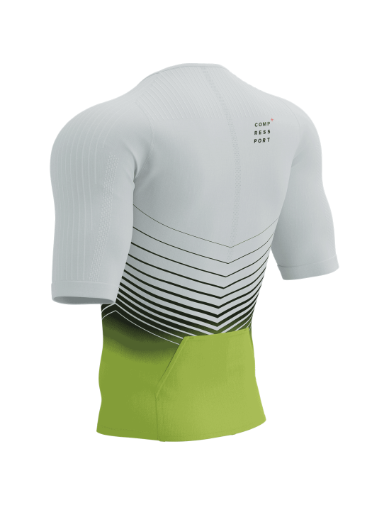 Tri Postural Aero SS Top M WHITE/EVENING PRIMROSE