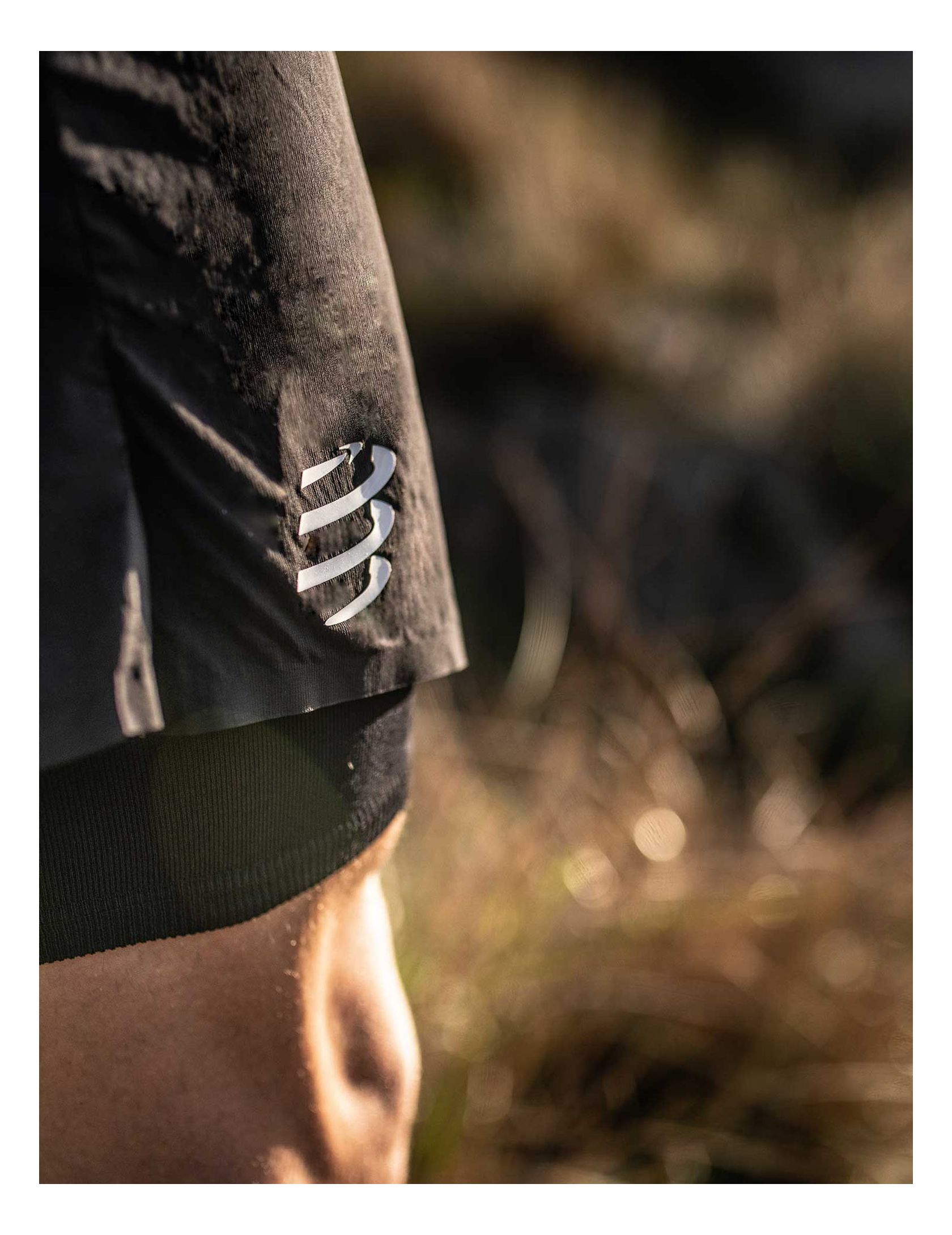 Short 2-in-1 da trail neri