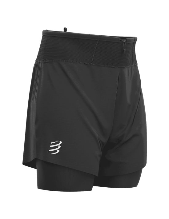 Trail 2-in-1 Short schwarz